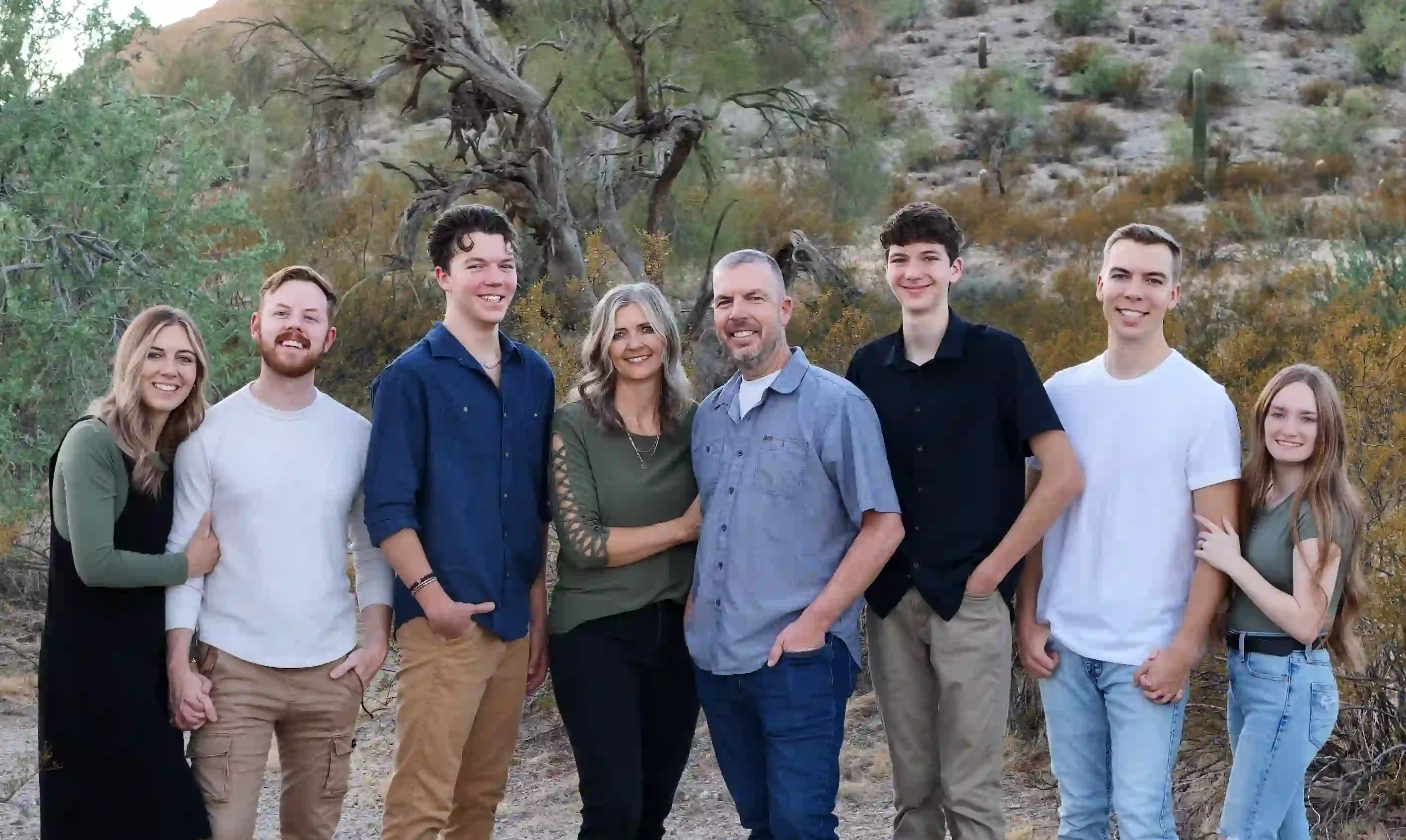 Family photo of the Flakes